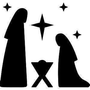 Printable Nativity Silhouette at GetDrawings | Free download