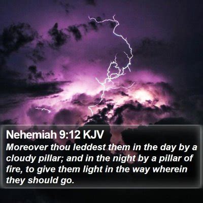 Nehemiah 9 Scripture Images - Nehemiah Chapter 9 KJV Bible Verse Pictures