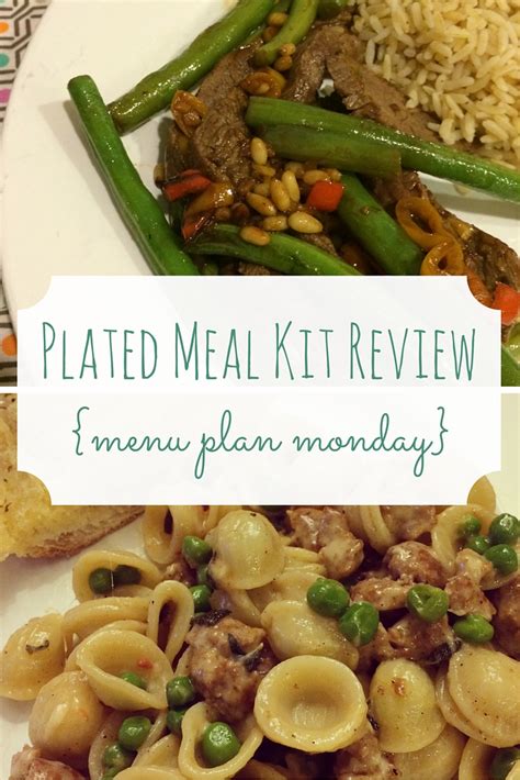 Plan to Happy: Recipes For Your Meal Plan {Plated Meal Kit Review}