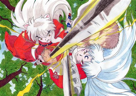 Inuyasha and Sesshomaru fight! by seventeen94 on DeviantArt