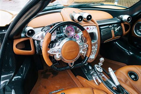 The Pagani Huayra is a beautiful car on the outside, but its interior ...