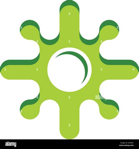 microbe icon green micro germ logo Stock Vector Image & Art - Alamy