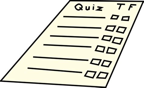 Quiz clipart - Clipground