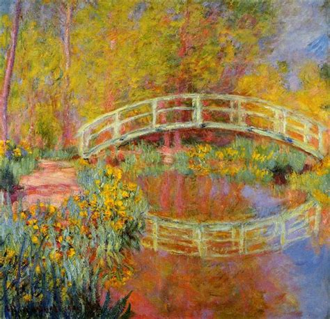 The Japanese Bridge (The Bridge in Monet's Garden), 1895 - 1896 ...