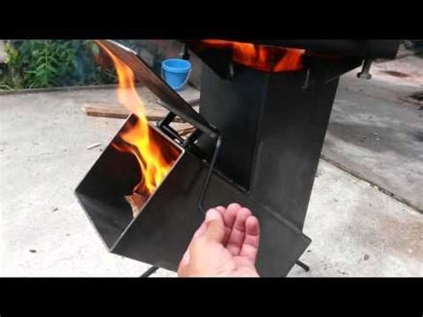 GRAVITY FEED PELLET - WOOD BURNING ROCKET STOVE PART 1 - YouTube ...