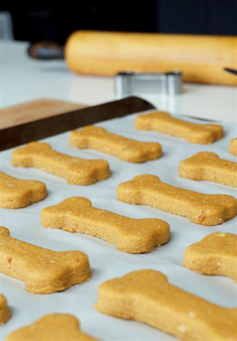 4 Ingredients Homemade Dog Treats - Baking for Friends