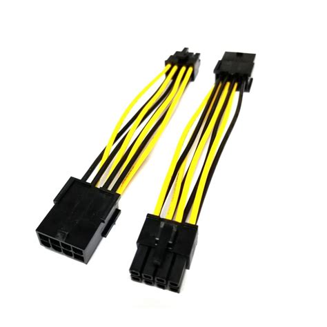 PCIE 8 Pin to ATX CPU EPS 8 Pin Adapter Cable 10cm - MODDIY