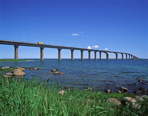 Öland Bridge Near Kalmar, Sweden Photograph by Hans-peter Merten