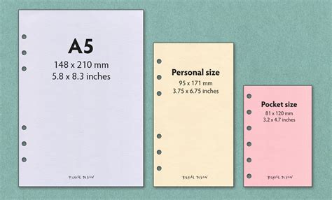 Standard Paper Sizes Chart