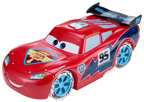 Buy Disney Pixar Cars Ice Racers Large 1:24 Scale Lightning McQueen ...