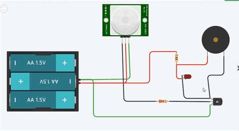 Simple Motion Sensor Circuit Diagram