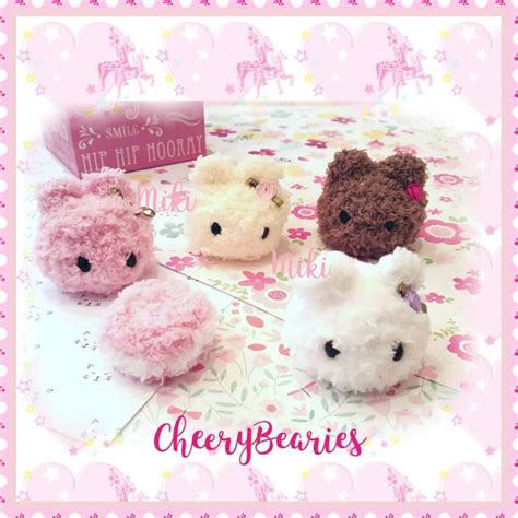 Fluffy Mochi Bunny & Bear pushies | Handmade plushies, Amigurumi, Bunny ...