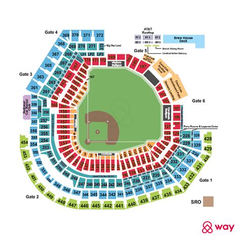 Busch Stadium Seating Chart & Map | Way.com