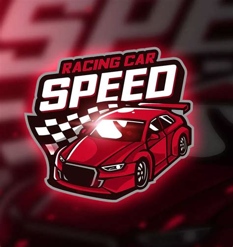 Racing car - Mascot & Esport Logo Template AI, EPS | Car logo design ...