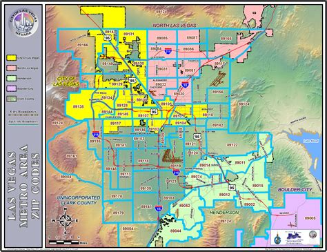 Las Vegas Nv Zip Code Map - Maping Resources