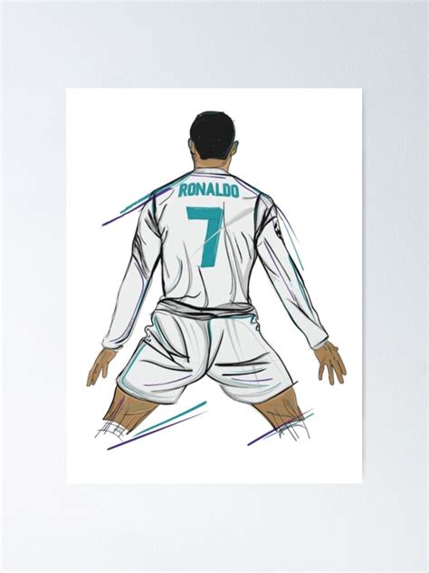 "Cristiano Ronaldo signature move" Poster for Sale by CasperN | Redbubble