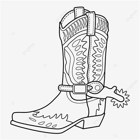 Mens Western Cowboy Boots Clip Art, Lip Drawing, Cowboy Clipart, Cowboy ...