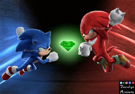 Sonic Vs Knuckles Movie v2 by JocelynMinions on DeviantArt | Sonic vs ...