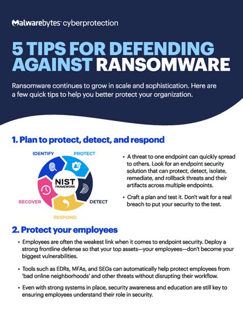 5 Tips for Defending Against Ransomware - GovInfoSecurity