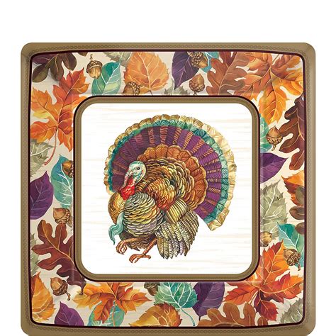 Traditional Thanksgiving Dessert Plates 8ct | Party City