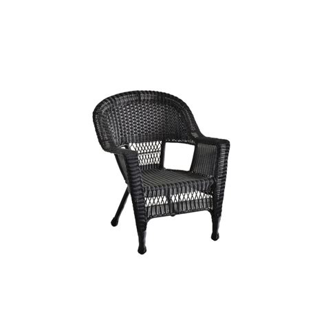 Black Wicker Single Chair