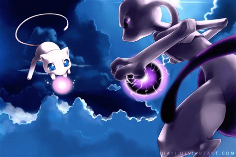 Mew and Mewtwo Wallpapers - Top Free Mew and Mewtwo Backgrounds ...