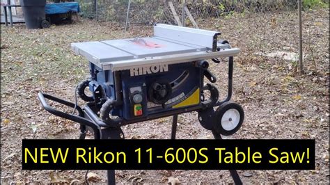 NEW Rikon 11-600S Table Saw! Unboxing, Assembly & First Cuts - YouTube