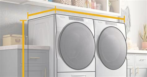 Washer & Dryer Dimensions: Standard & Stackable Sizes | Whirlpool ...