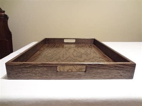 Custom Ottoman/ Serving Tray 18 X 24Choose your wood by RoseZBare