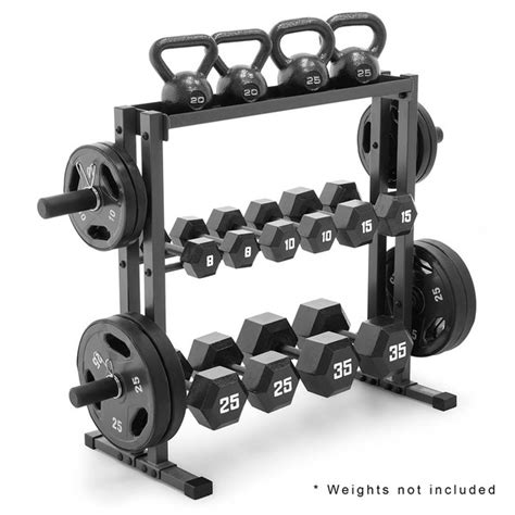 Marcy Combo Weights Storage Rack | DBR-0117 Durable Heavy Duty Weight ...