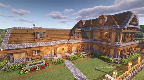 Minecraft Wood Mansion Build | Images and Photos finder