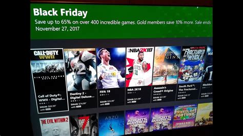 Xbox live Black Friday digital sales - YouTube