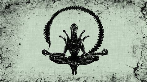 Zen Xenomorph: A Meditation HD Wallpaper