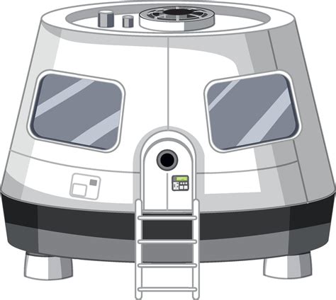 Space station on white background 3601367 Vector Art at Vecteezy