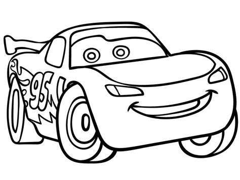 Awesome Lightning McQueen coloring page - Download, Print or Color ...