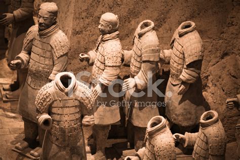 Terracotta Army In Qin Shi Huang's Tomb Stock Photo | Royalty-Free ...