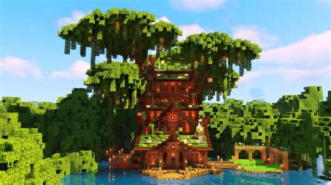 Minecraft Treehouse Blueprints