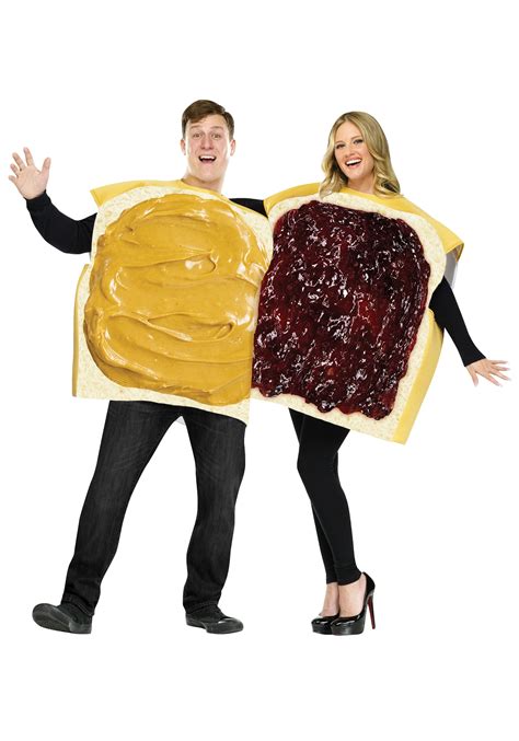 Adult Couples Peanut Butter and Jelly Costume