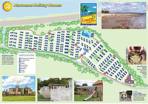 Facilities and Park Map | View the facilities at Dawlish Sands.