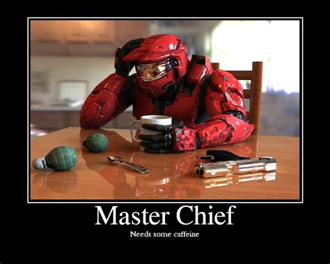 Despite obviously being NOT Master Chief, this is still funny