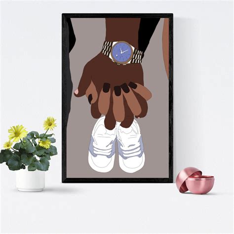 Black Family Art Black Couples Wall Art Black Couple Art - Etsy