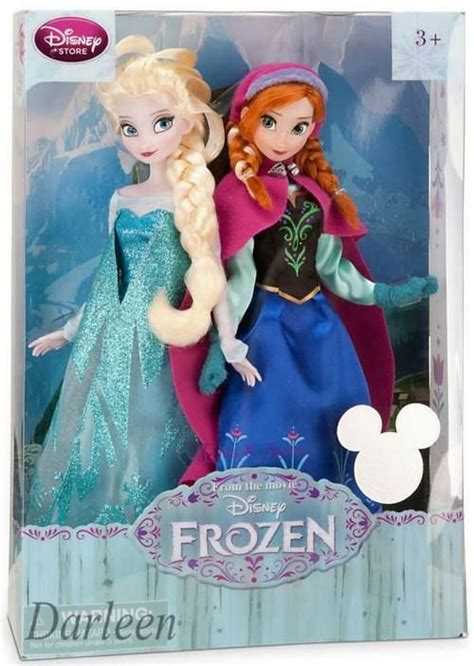 Anna and elsa disney store dolls in box – Artofit