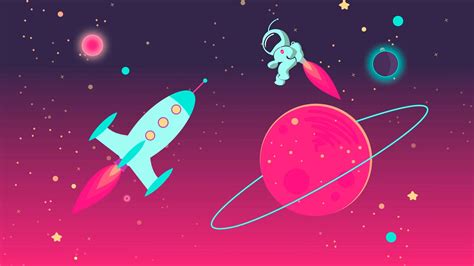 Cool Cartoon Space Wallpapers - Top Free Cool Cartoon Space Backgrounds ...