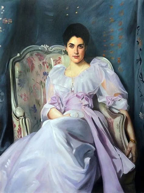 Beautiful Woman Oil Painting John Singer Sargent of Lady Agnew of ...