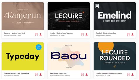 100+ Modern Logo Fonts For Your Branding & Design Projects