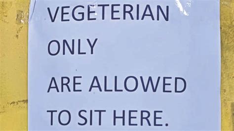 Row erupts on IIT-B campus over vegetarian-only exclusive tables ...