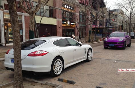 Porsche Cayenne is shiny purple in China - CarNewsChina.com