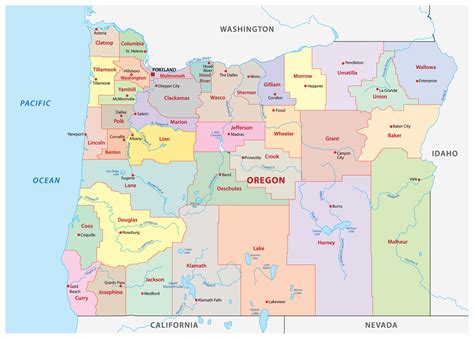 Oregon Maps & Facts - World Atlas