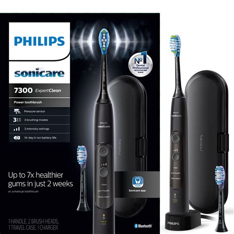 Philips sonicare expertclean 7300, rechargeable electric toothbrush ...