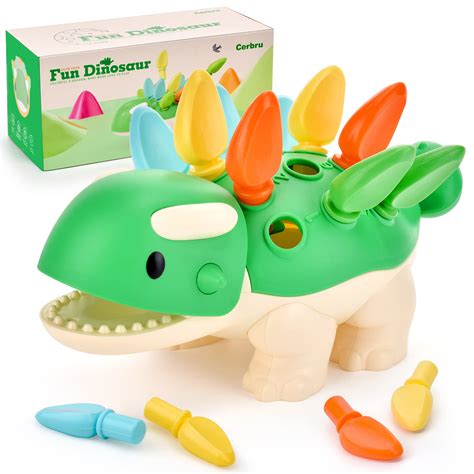 Montessori Toys for Babies, Dinosaur Fine Motor Skills Sensory Toys for ...